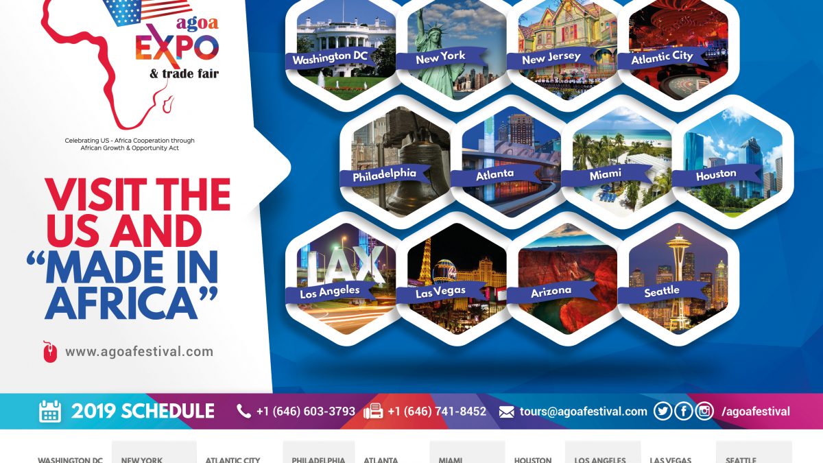AGOA Expo City Tour Calendar